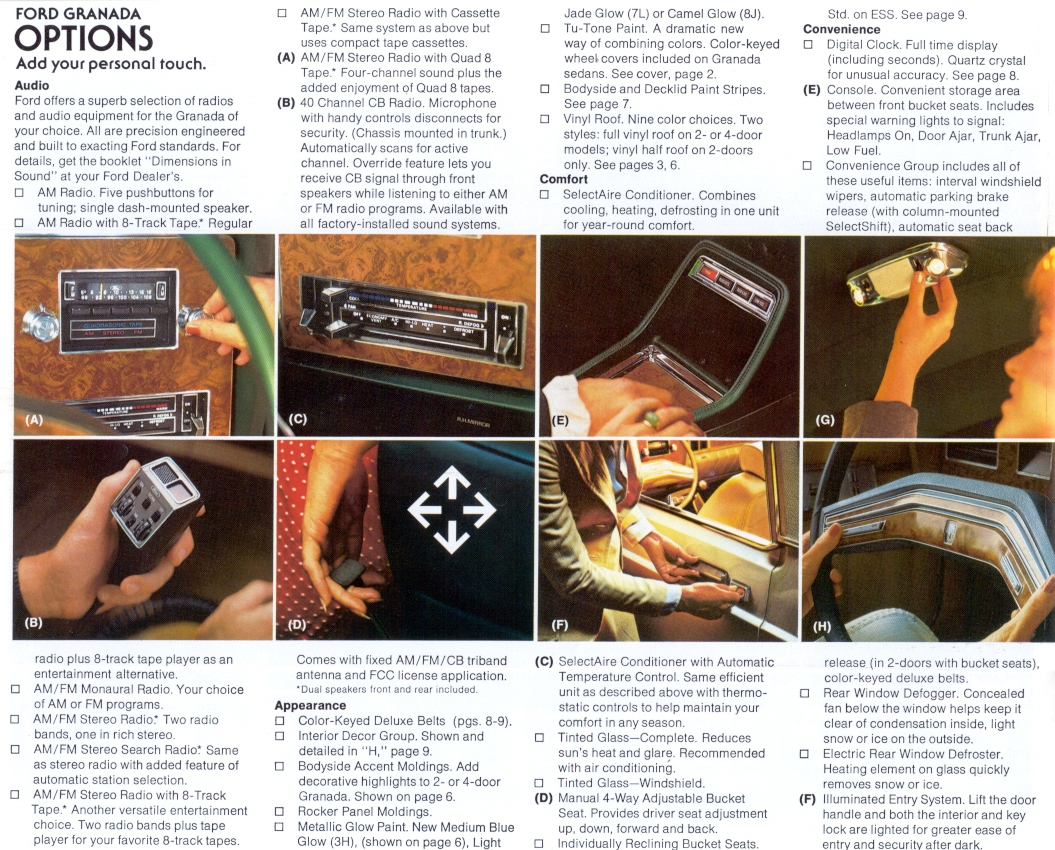 1979 Ford Granada Brochure Page 8